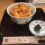 銀座 天一 - かき揚げ丼１０２６円