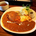 Cafe M's Honpo - オムキーマカレー