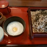 そば仙人 - 同僚の　とろろざる蕎麦　700円