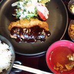 安土 - 【味噌カツ膳】（デザート付）890円