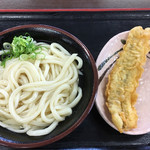 中西うどん - かけうどんのお供は天麩羅と昔から決まっているのさ