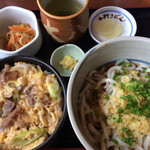 大八 - 小肉丼定食(冷やしぶっかけうどんVer.) 1200円