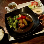 創-HAJIME-cafe - 【季節限定ランチ】かぼちゃのきんぴらが美味しすぎ!!もっと山盛りで食べたいくらいです♪