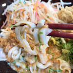 Naka U Nishun Nanago Handa Yurakucho Ten - 5種野菜と唐揚げのロカボ坦々麺