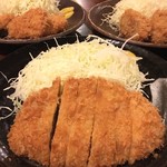 Tonkatsu Higasa - ランチロースとランチヒレ×２