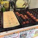 粉もん屋八 - 焼き場