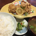 Aji Dokoro Uchiumi - 鶏唐揚げ定食