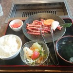 Anrakutei Tsukuba Ten - 中落ちカルビサービスランチ、