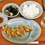 Gyoza no Taisho Ageo Honten - 餃子一人前セット 497円