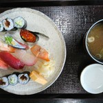 表禅房 おりこ乃 - 2017年9月　にぎり寿司　梅　1700円