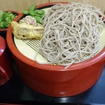 八十八茶屋 - あいもりそば(そばと稲庭うどんのざる)