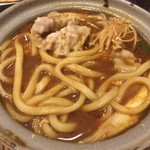 Washoku Sato Toyokawa Omiabura Ten - 「味噌煮込みうどん 豚肉入り」（税込918円、867kcal）