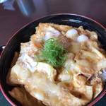 Yamamoto Ya - 名物 板そば丼¥900　見た目では素晴らしい味わいは分かりません。