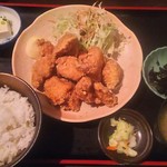 Rokumi Zenshoku - 六膳唐揚定食10個 800円