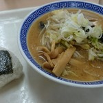 Lounge Century Asupamu Ten - 野菜味噌ラーメンとおにぎり