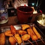 Motsu-nabe Kushikatsu Sakaba Umiya Shokudo - 