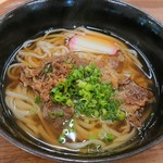 Michi no Eki Nichinan Hinogawa no Sato - たったもうどん～肉うどん￥600