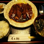 Hikobee Taikoji Ten - とんてき定食1,200円（税別）