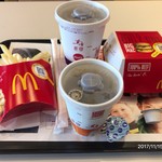 McDonald's Oogawara Ten - ビッグマックセットとアイスコーヒー (2017.11.15)