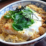 そば茶屋 生島の杜 - 「かつ丼」　９５０円