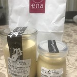 ena cafe - 九州男児 漢プリン580円、イーナプリン380円