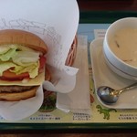 モスバーガー - モーニング野菜チーズセット