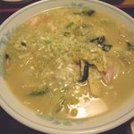 Tenjoten - イカと蛯の白湯ラー麺