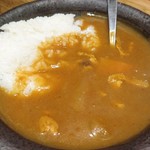 半カレー丼