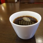 お菓子のほんだ - サービスのコーヒーです。