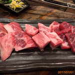 Sumiyaki Wagyu Shichifuku - 三種盛り