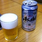 Aya - 缶ビール（350円）