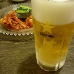 Yakiniku Kazan - 生ビール390円