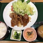 Kumagaya Onsen Yura no Sato - とんてき定食930円