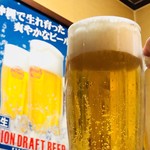 Okinawa Cuisine Daruma - オリオン生ビール¥550