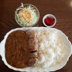 Trim Kissa - ハンバーグカレー(720円)です。