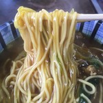 Aka Noren - 麺にカレースープが絡む