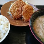 かつや - ジュゴンは大体豚汁定食