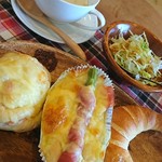 Boulangerie Amp - おまかせだけど、パン2つ選べます。