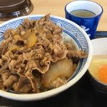 吉野家 - 牛丼大盛り＆生たまご