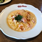 Jolly Pasta Iwamuro Ten - 2種の蟹のクリームフェットチーネ（期間限定）\1,160