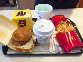 McDonald's Oogawara Ten - チキンタルタ バリューセット×2 