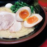 所沢 大和家 - ラーメン＋味付玉子