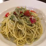 Bistro cuore - パスタをチョイス、大葉とバジルの爽やか香り。