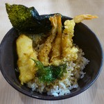 Muten Kura Zushi Atsugi Ten - すしやの天丼です。(2018年3月)