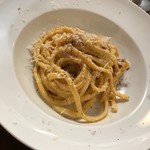 osteria luce - 手打ちキタッラのカルボナーラ