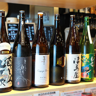 ○Sake/wine ○We have a variety of alcoholic beverages that go well with Sushi!