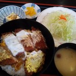 とんかつ浅野 - 大かつ丼　1000円