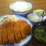 赤坂とん平 - ロースかつ定食