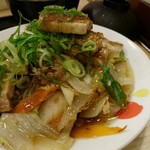 松屋 - ふわとろ豚と温野菜定食Ｗ