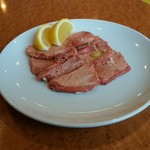 焼肉 白頭山 - 厚みのある上塩タン　１５９０円